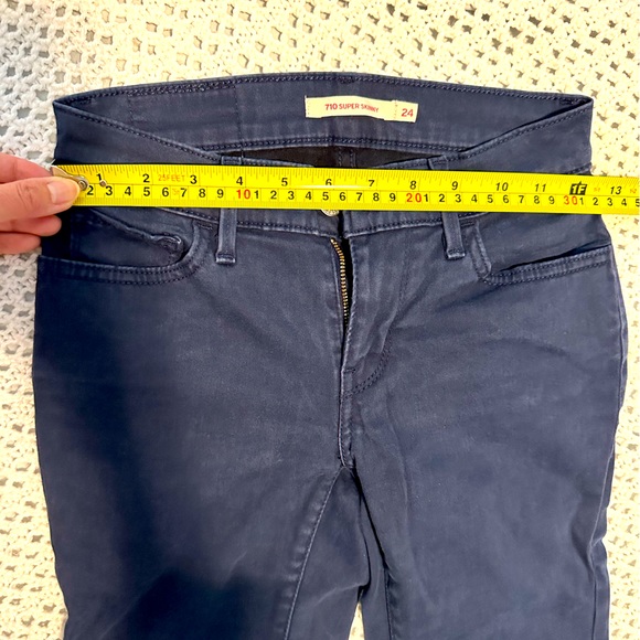 Levi’s 710 Super Skinny Jeans Women- Size 24 - Picture 7 of 9